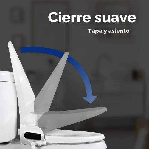 Miniatura 8 de SmartBidet SB-1000 - Asiento para bidé eléctrico con mando a distancia, con calefacción electrónica, secador de aire caliente y función de lavado