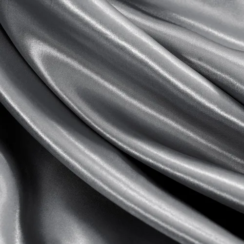 Miniatura 5 de Sábanas de satén tamaño King: 4 piezas de sábanas de lujo suaves y sedosas, juego de sábanas de seda satinada gris oscuro con 1 sábana bajera