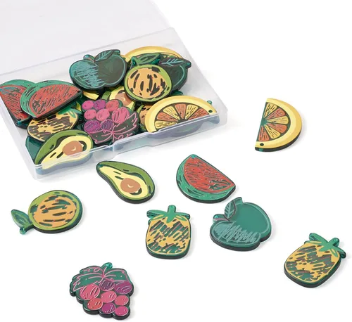 Miniatura 14 de Craftdady Colgantes de Resina de Alas de Mariposa y Alas de Hada - Lindos Colgantes Colgantes de Animales y Dijes de Hongos - Dijes Degradados