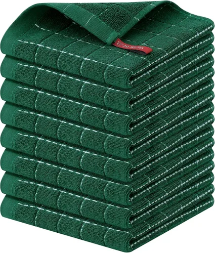 Miniatura 71 de Homaxy Paños de cocina 100% algodón de felpa, toallas de cocina ultra suaves y absorbentes para la cocina, adecuadas para secar y lavar platos