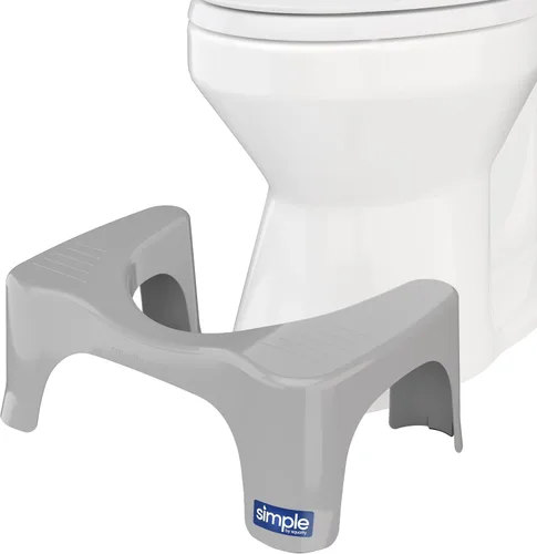 Miniatura 12 de Squatty Potty The Original - Taburete de inodoro de baño, ligero curvo con diseño elegante y moderno, negro, 7 pulgadas