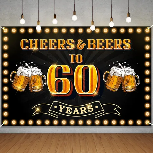 Miniatura 11 de Pancarta de texto «Cheers and Beers to 25 years Happy 25th Birthday» para hombres y mujeres, fotografía, cumpleaños, aniversario, fiesta