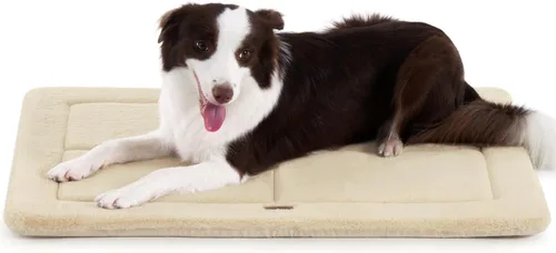 Made4Pets Cojín Cama para Jaula de Perros Medianos y Grandes, Lavable y Reversible, Tapete Antideslizante para Perrera para un Sueño Acogedor, Cama