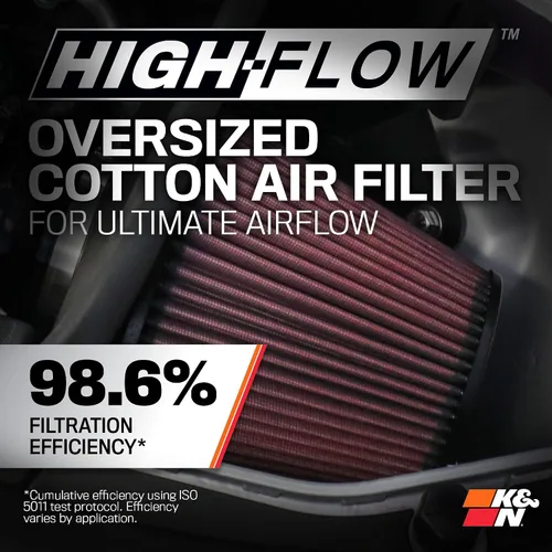 Miniatura 4 de K&N Sistema de admisión de aire frío: Filtro de aire de alto flujo, aumento del rendimiento y aceleración: Compatible con CHRYSLER/DODGE 2011-2019