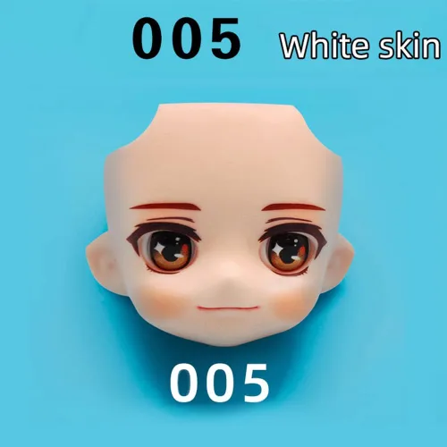 Miniatura 4 de Cara de repuesto para GSC, YMY cuerpo de muñeca movible muñeca juguetes cara accesorios de extensión de muñeca (Face005)