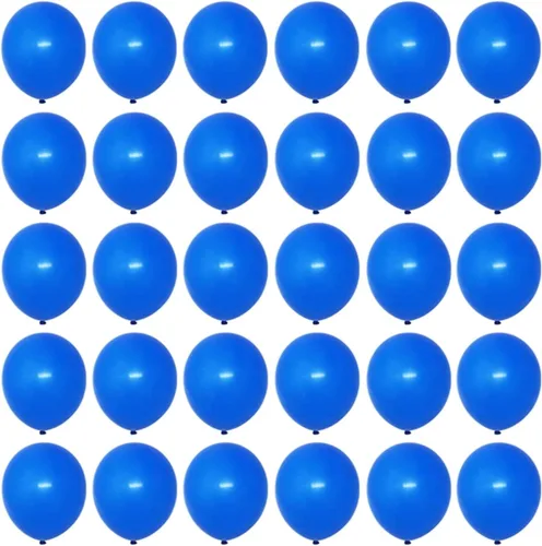 Miniatura 9 de Globos de fiesta azul pastel de 5 pulgadas, 100 mini globos de látex azul macarrón para decoración de cumpleaños, boda, baby shower (azul pastel)