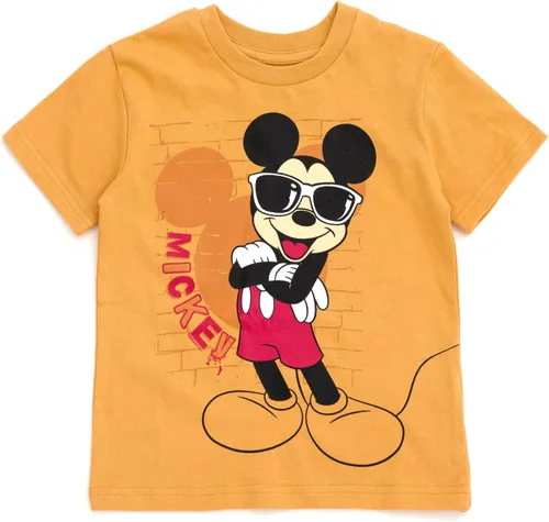 Miniatura 4 de Disney- Camisa de manga corta y pantalones cortos de malla de Mickey Mouse