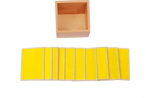 Miniatura 3 de Adena Montessori Tabletas táctiles: inspira educación sensorial y reconocimiento de textura, aprendizaje sensorial y habilidades motoras finas