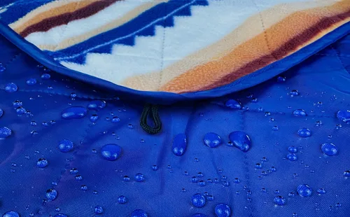 Miniatura 4 de DOWN UNDER OUTDOORS Manta grande impermeable y resistente al viento, extra gruesa de 350 GSM, forro polar acolchado, o manta de estadio de sherpa