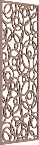 Miniatura 42 de Latrobe Paneles de pared decorativos de madera con calado, 9 3/8 pulgadas de ancho x 24 3/8 pulgadas de alto x 3/8 de alto, roble rojo rojo (Red Oak)
