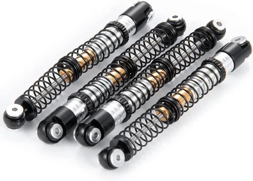 Miniatura 4 de Metal 2.087 in Skocks Kit RC Crawler Amortiguador largo amortiguador para 1/24 Axial Scx24 Vehículo Deadbolt C10 AXI00005 AXI00006 (negro)