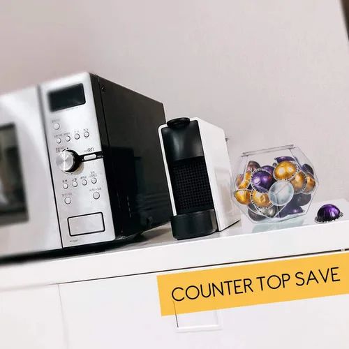 Miniatura 5 de Polígono de gran capacidad de 12 lados elegante soporte para cápsulas de café Nespresso Vertuoline
