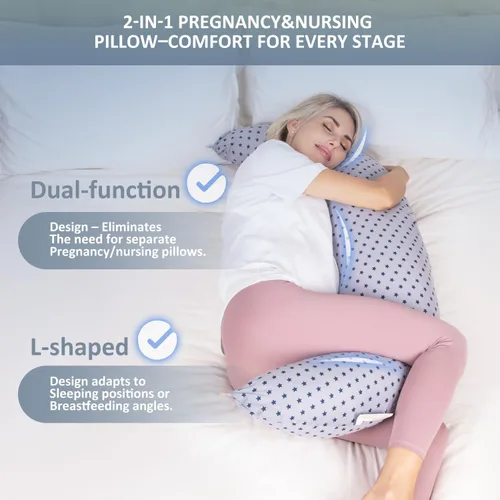 Miniatura 2 de Almohada de Lactancia de Chilling Home para Amamantar, Almohada de Lactancia para Recién Nacido, Accesorios Esenciales para Embotellar y Amamantar
