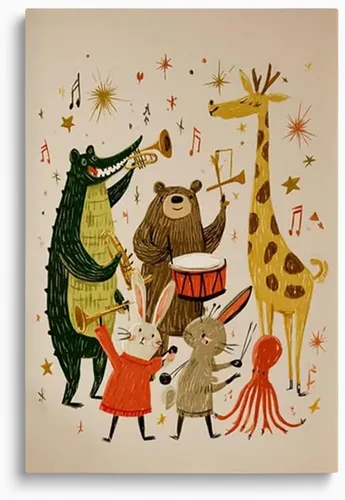 Miniatura 12 de Decoración de pared para cuarto de bebé, decoración de habitación de niño y aventura, arte de pared de montaña en acuarela para niños, decoración