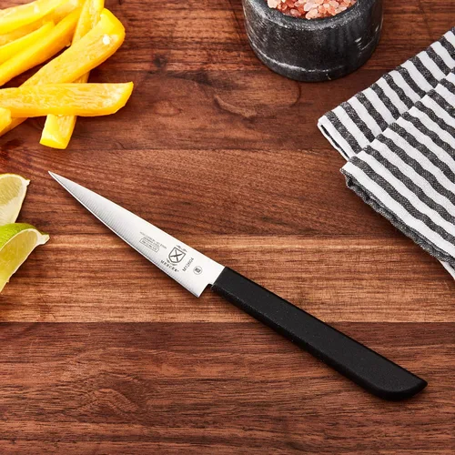 Miniatura 4 de Mercer Culinary M12604 Cuchillo tailandés para tallar, 4 pulgadas, negro