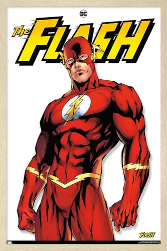 Miniatura 5 de DC Comics The Flash Feature Series - Póster de pared, 34 pulgadas de largo x 22.4 pulgadas de ancho, versión premium sin marco