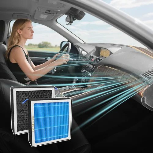 Miniatura 14 de MASHA Filtro de aire de cabina para Honda Accord (2023-2025) Civic (2016-2025) CR-V (2017-2025) Odyssey (2018-2025) con filtros de aire de repuesto