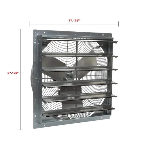 Miniatura 6 de TPI Corporation CE-10-D - Ventilador de escape de accionamiento directo, montaje en guardia, fase única, 10 pulgadas de diámetro, 120 voltios