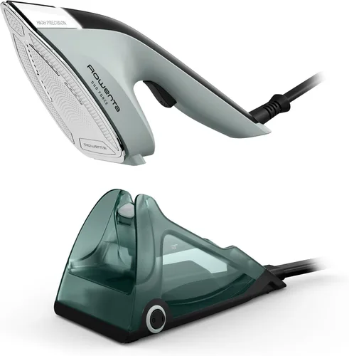 Rowenta Plancha y vaporizador Duo Force 2 en 1 para ropa, plancha de vapor de 1700 W, suela de acero inoxidable, ultraligera, tanque de agua