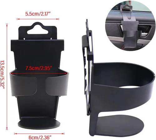 Miniatura 6 de Soporte universal para portavasos de asiento trasero de automóvil, reposacabezas para colgar botellas de agua y bebidas, soporte de almacenamiento