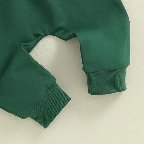 Miniatura 235 de Adobabirl Conjunto de sudadera y pantalones de Halloween para bebé, sudadera y pantalones con parche de calabaza para Halloween, otoño, ropa de bebé