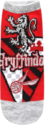 Miniatura 5 de Harry Potter Gryffindor Quidditch JuniorsMujeres Paquete de 5 Calcetines de tobillo Talla 4-10