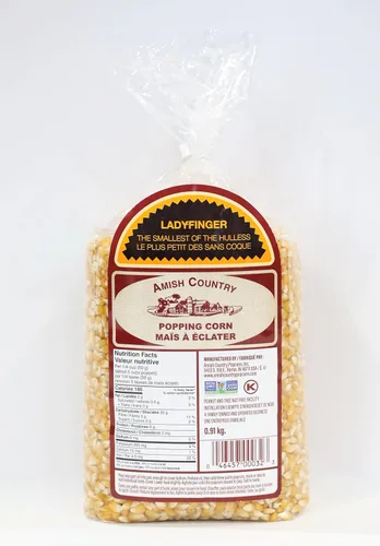 Miniatura 13 de Amish Country Popcorn Bolsa de 1 libra Granos de palomitas de maíz Ladyfinger A la antigua, sin OGM y sin gluten