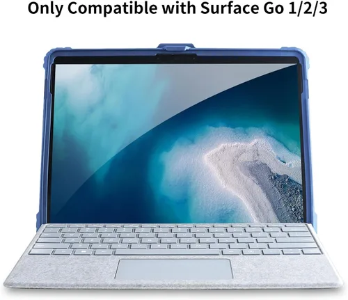 Miniatura 2 de AOAO Funda para Microsoft Surface Go 4/Surface Go 3/Surface Go 2/Surface Go con correa para el hombro, correa de mano, soporte para lápiz stylus