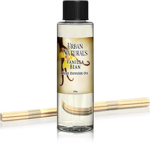 Miniatura 58 de Urban Naturals Recambio de aceite difusor de varillas ámbar y lavanda, lavanda relajante, ámbar cálido, aroma calmante para habitación, 4 onzas +