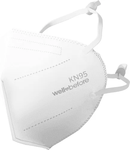 Miniatura 8 de Well Before KN95 Disposable Face Mask 10 Pack Individually Wrapped Mask with Adjustable Head strap