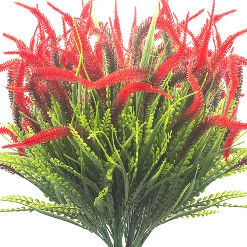 Miniatura 8 de Flores artificiales realistas para exteriores, resistentes a los rayos UV, paquete de 20 plantas colgantes falsas resistentes a la intemperie y a