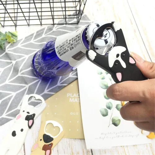 Miniatura 2 de Abrebotellas de forma de perro Shiba Inu animal, Abrebotellas de cerveza imán de refrigerador, abrebotellas de regalo de suministros de cocina Shiba