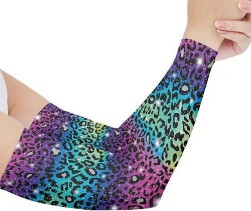 Miniatura 10 de CLOHOMIN Mangas para brazos, protección solar, mangas de compresión, cubierta de tatuaje para mujeres y hombres, manga deportiva atlética refrescante