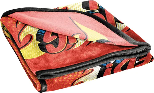 Miniatura 5 de Jay Franco Manta de felpa – 46 x 60 pulgadas para niños, manta de forro polar suave y acogedora para dormitorio y sofá, producto con licencia Rojo