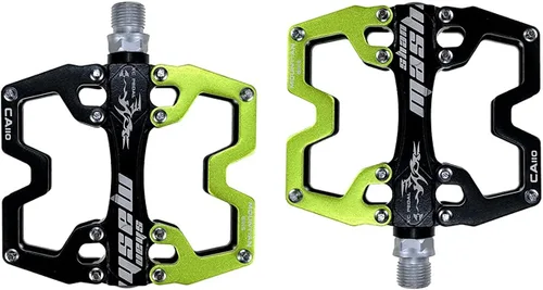 Miniatura 9 de Pedales de Bicicleta - Pedales de Bicicleta de Aleación de Aluminio - Pedales de Bicicleta de Montaña con Tacos Antideslizantes Extraíbles 9/16