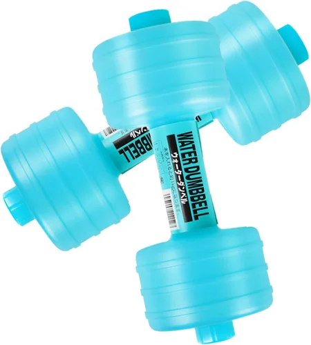 MXY Mancuernas de agua de plástico de alta calidad rellenas de agua para deportes, ejercicio, levantamiento de pesas, hogar portátil y ajustable