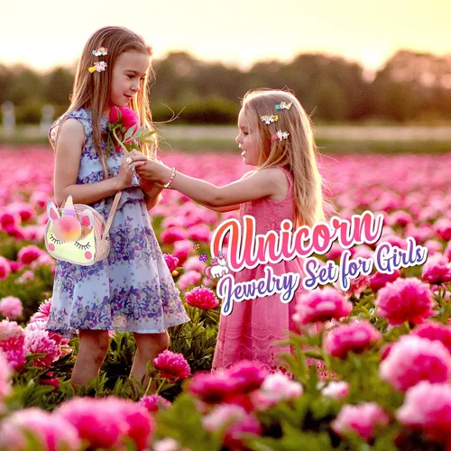 Miniatura 2 de SYOKZEY Regalos de unicornio para niñas, juguetes de unicornio regalos para niñas de 3, 4, 5, 6, 7, 8 años, juegos de joyas para niñas, regalos