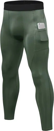 Miniatura 102 de SPVISE Pantalones de compresión para hombre, leggings para deportes, gimnasio, mallas atléticas frescas y secas, capa base para correr, fútbol