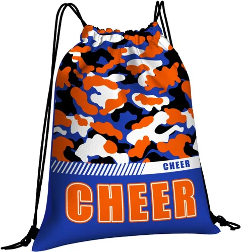 Miniatura 39 de Mochila con cordón impermeable para gimnasio, bolsas con cordón, bolsa de cuerda deportiva, mochila de camuflaje, Bolsas con cordón Cheer - Bolsas