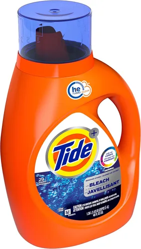 Miniatura 2 de Tide Plus Bleach Alternative HE Turbo Clean Detergente líquido para ropa, 46 onzas líquidas, 29 cargas