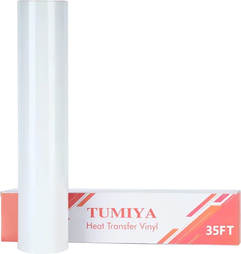 Miniatura 60 de TUMIYA Vinilo HTV - Vinilo de transferencia de calor de 12 pulgadas x 35 pies, vinilo dorado para planchar, rollo adhesivo brillante fácil de cortar