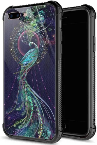 Miniatura 33 de ZHEGAILIAN Funda para iPhone 7/8 Plus, protección de grado militar, esquinas a prueba de golpes, funda antiarañazos para iPhone 7/8 Plus, girasol