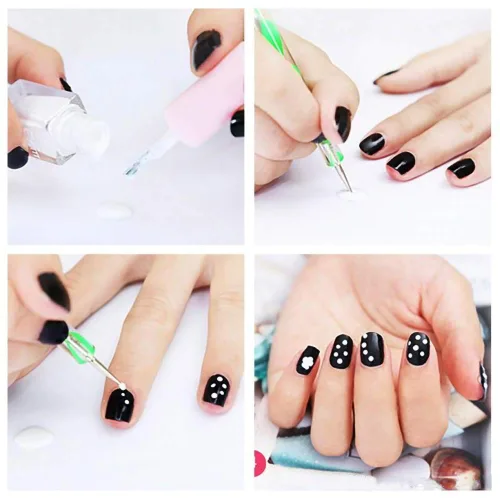 Miniatura 6 de Pintura de acrílico para uñas, pintura marmolada, punteada, conjunto de lápices