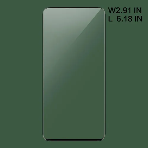 Miniatura 2 de Paquete de 3 protectores de pantalla para One-Plus 7 Pro, antiarañazos, dureza 9H, cobertura completa para One-Plus 7 Pro Black Bordes de seda