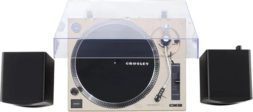Miniatura 18 de Crosley KT100BT-CP - Sistema estéreo de tocadiscos Bluetooth con altavoces, champán