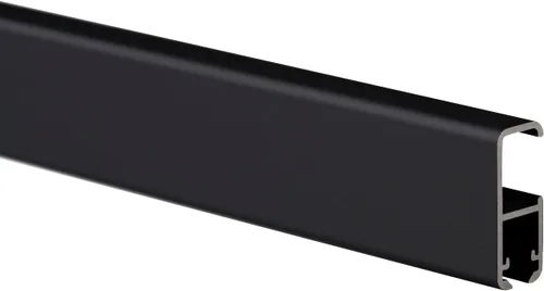 Miniatura 14 de STAS Cliprail Pro - Juego de sistema para colgar fotos, color negro, cubre 4.92 pies de espacio de pared, riel de fotos resistente y kit de galería