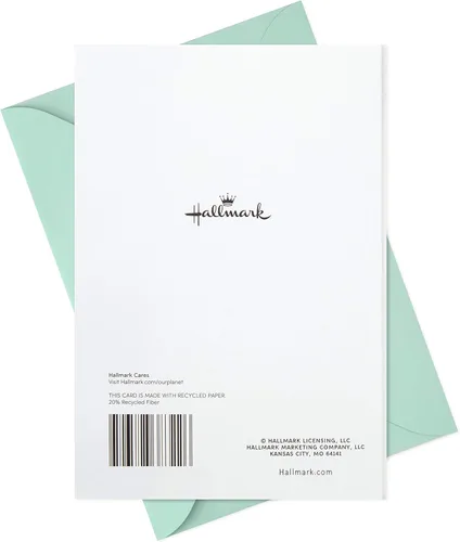 Miniatura 7 de Hallmark - Tarjeta de condolencias (papel de aluminio dorado, ágata)