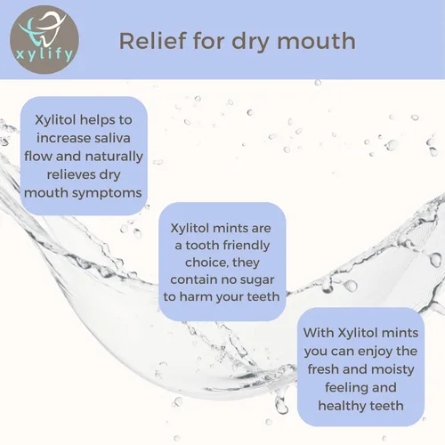 Miniatura 4 de Mentas de xilitol para el cuidado oral - Sabor bayas silvestres, 100% xilitol endulzado, caramelo sin azúcar, mentas dentales Happy Teeth
