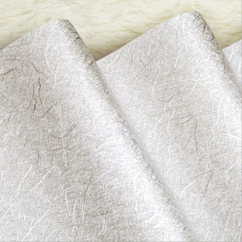 Miniatura 5 de QIHANG Color plateado grueso impermeable 1.7 ft*32.8 ft=5.3㎡ del papel pintado del telón de fondo de pantalla de la TV del hotel KTV del hotel