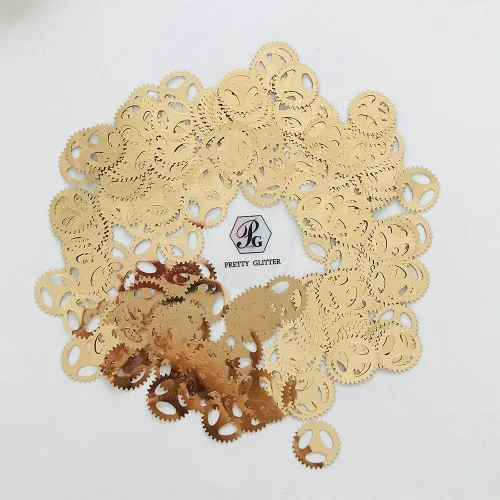 Miniatura 11 de Paquete de 0.35 onzas por paquete, astilla de 0.47 pulgadas con purpurina de huesos grandes, para festivales, rave, maquillaje, rostro, cuerpo
